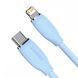 Кабель Baseus Jelly Liquid Silica Gel Fast Charging Data Cable Type-C to iP 20W 2m Blue CAGD020103 фото 3