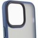 TPU+PC чохол Metal Buttons для Apple iPhone 15 Plus (6.7") Синій 777-08275 фото 3