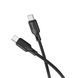 Кабель BOROFONE BX113 Lenny 60W silicone charging data cable C to C(L=1M) Black 6941991115455 фото 3