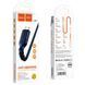 Кабель HOCO X59 USB to Micro 2.4A, 1m, nylon, TPE connectors, Blue 6931474744913 фото 2