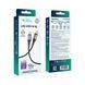 Кабель Ridea RC-US42 UltraStrong Type-C to Type-C 60 W 1.2m Чорний 209-00310 фото 2