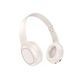 Бездротові накладні навушники HOCO W46 Charm BT headset Milky White 656-03812 фото 2