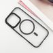 TPU+PC чохол Blueo Skin Friendly Frosted with MagSafe для Apple iPhone 16 Pro Max (6.9") Black 777-07927 фото 2