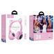 Навушники HOCO W27 Cat ear wireless headphones Pink 656-00947 фото 5